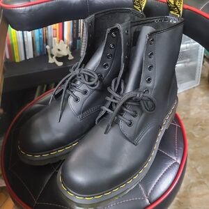 Dr. Martens Black Leather Boots